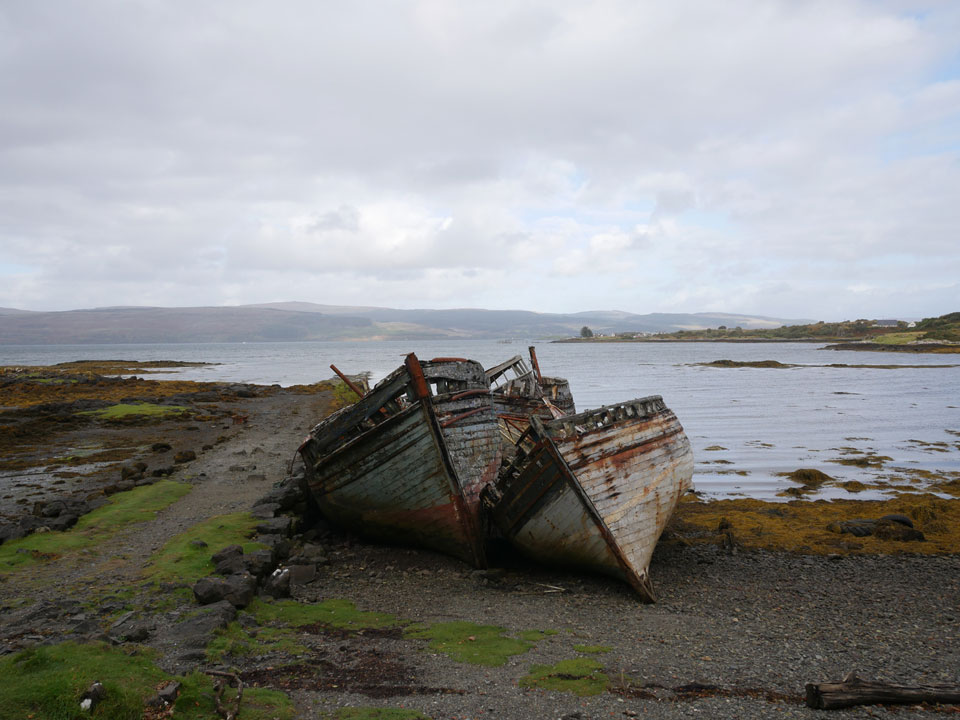 Boats on the Isle of Mull